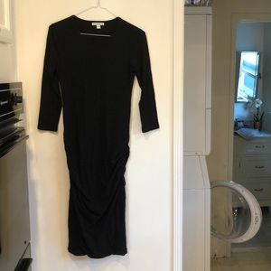 Classic James Perse Ruched Dress - 2 (M)